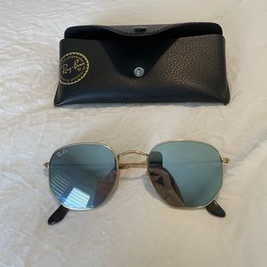 Hexagonal Flat Lense Raybans